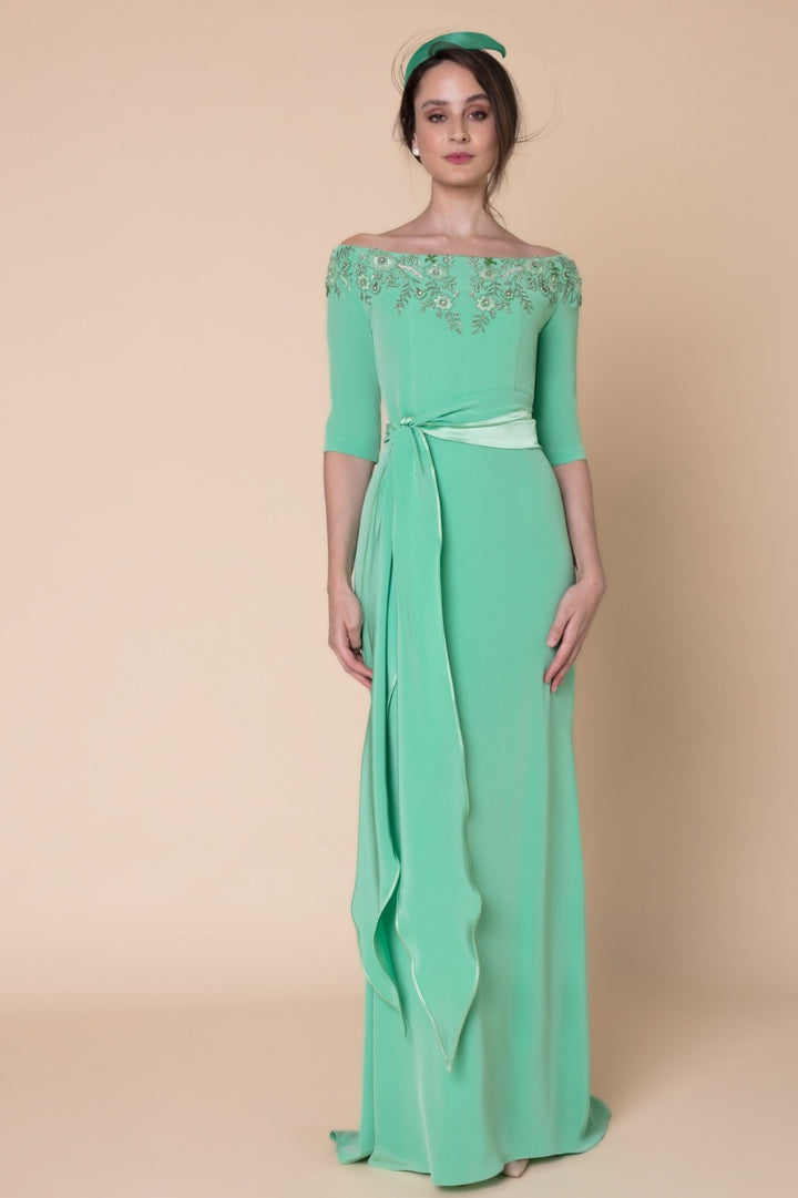 MATILDE CANO - ABITO LUNGO VERDE MENTA