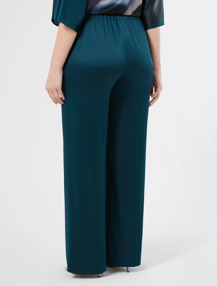 MARINA RINALDI - PANTALONI IN ENVERS SATIN