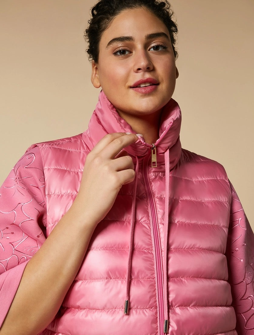 MARINA SPORT - GILET TRAPUNTATO IN TESSUTO TECNICO ANTIGOCCIA DOWNPROOF CON RETRO IN TAFFETÀ