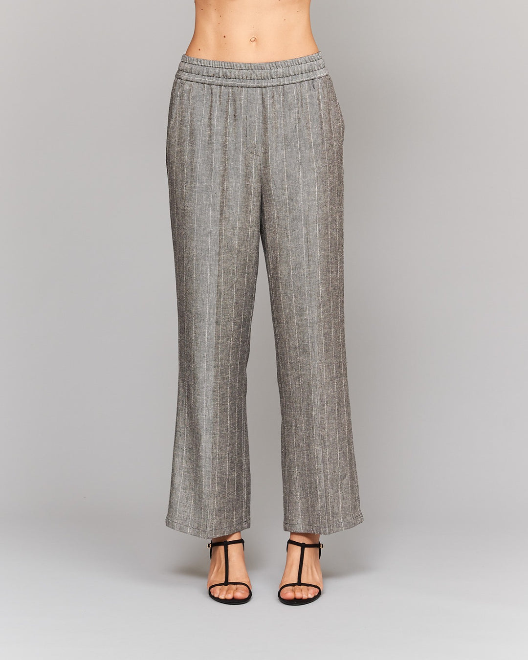 TEN - PANTALONI ELEGANTI A RIGHE