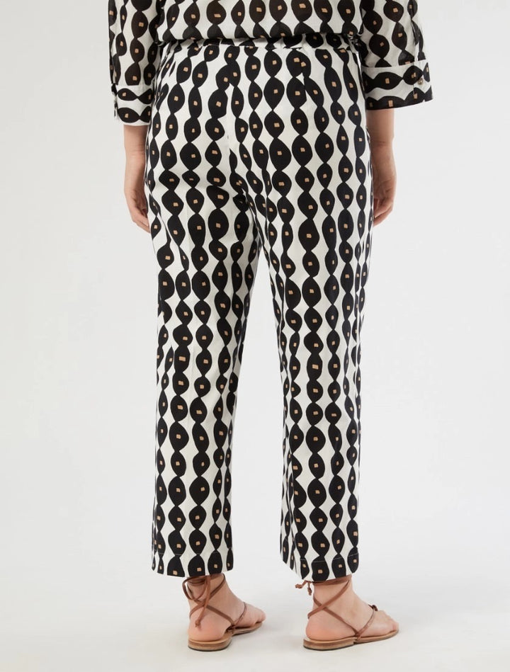 PERSONA - PANTALONI CROPPED IN COTONE