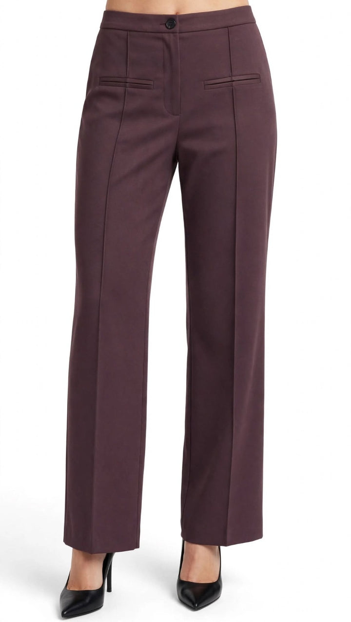 MIRELLA MATTEINI - PANTALONI DRITTI CON NERVATURE