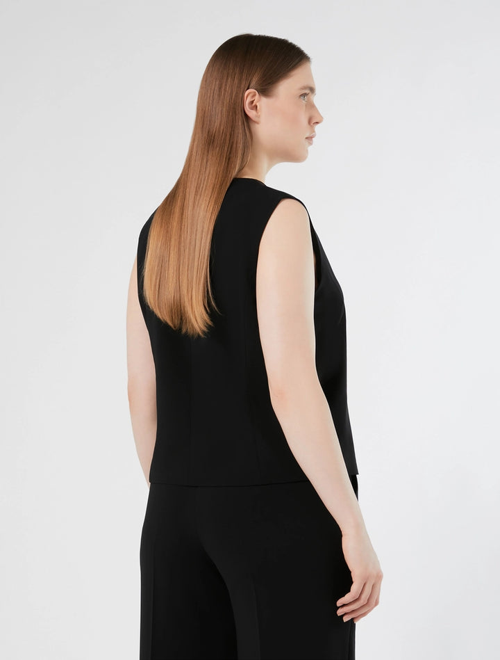 MARINA RINALDI - GILET IN CADY - NERO