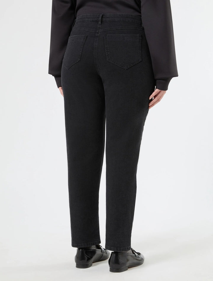 PERSONA - JEANS IN DENIM CON STRASS