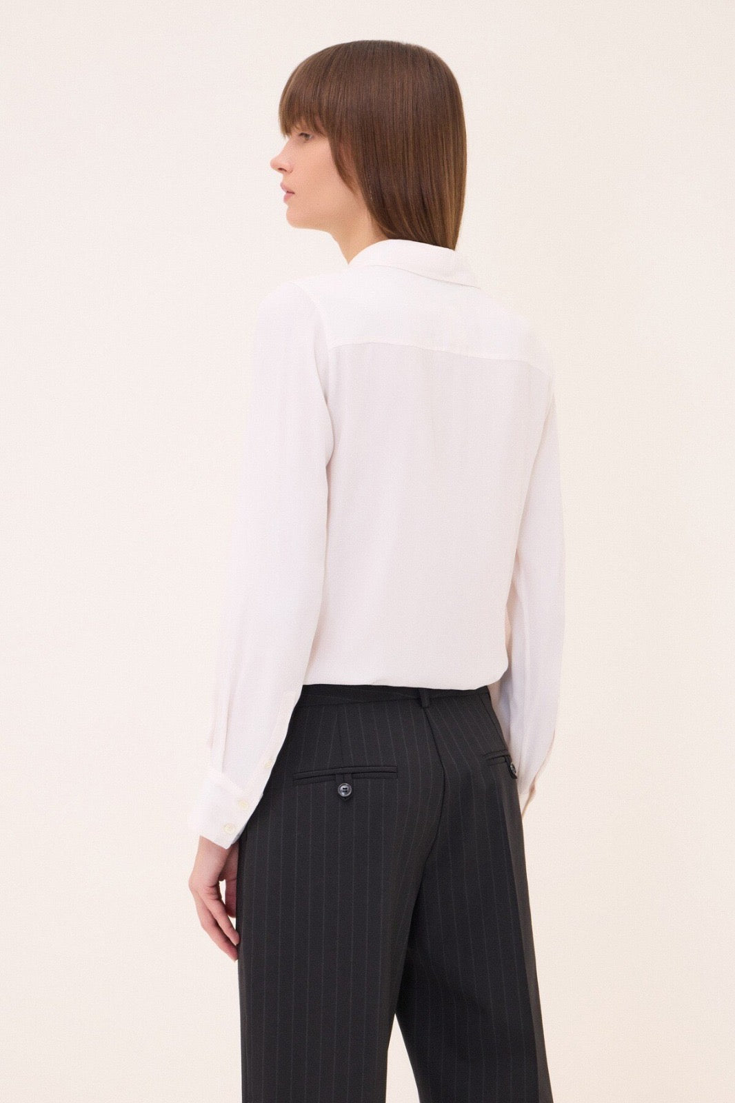 OTTO D’AME - CAMICIA REGULAR IN MISTO SETA