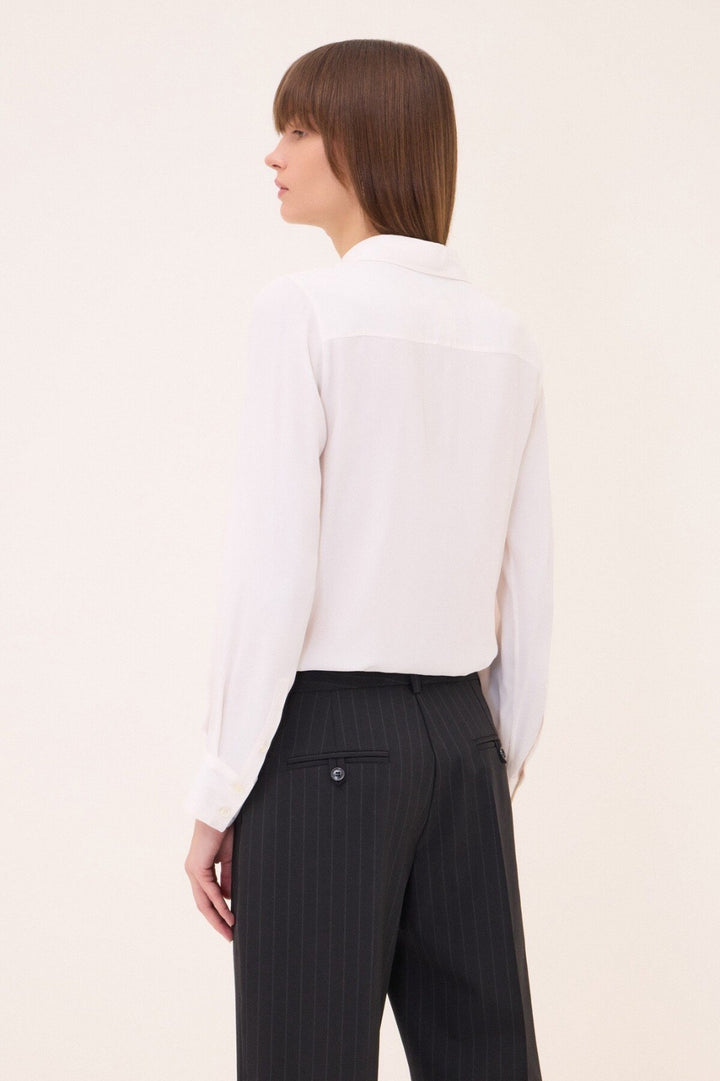 OTTO D’AME - CAMICIA REGULAR IN MISTO SETA