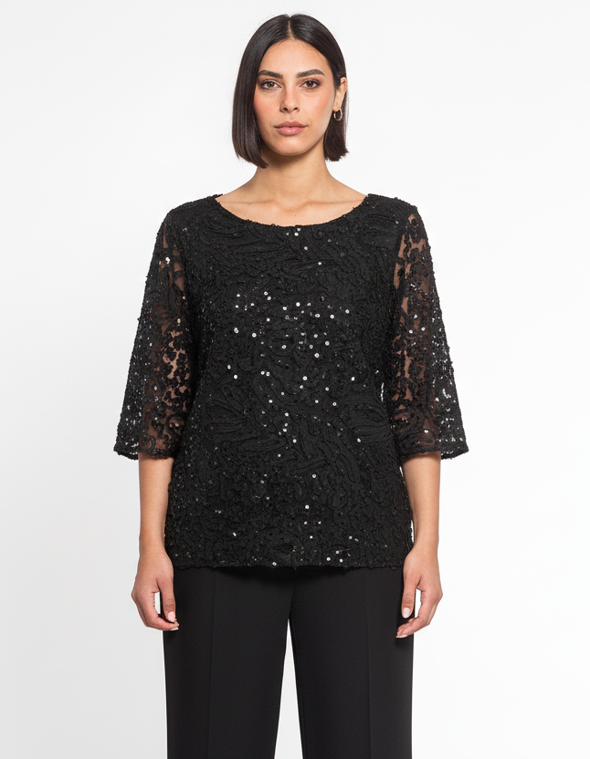 GAIA LIFE - BLUSA PERFETTA PER OCCASIONI SPECIALI O PER AGGIUNGERE UN TOCCO DI GLAMOUR AL TUO GUARDAROBA
