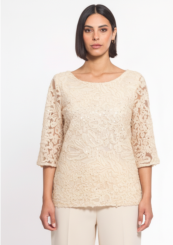 GAIA LIFE - BLUSA PERFETTA PER OCCASIONI SPECIALI O PER AGGIUNGERE UN TOCCO DI GLAMOUR AL TUO GUARDAROBA