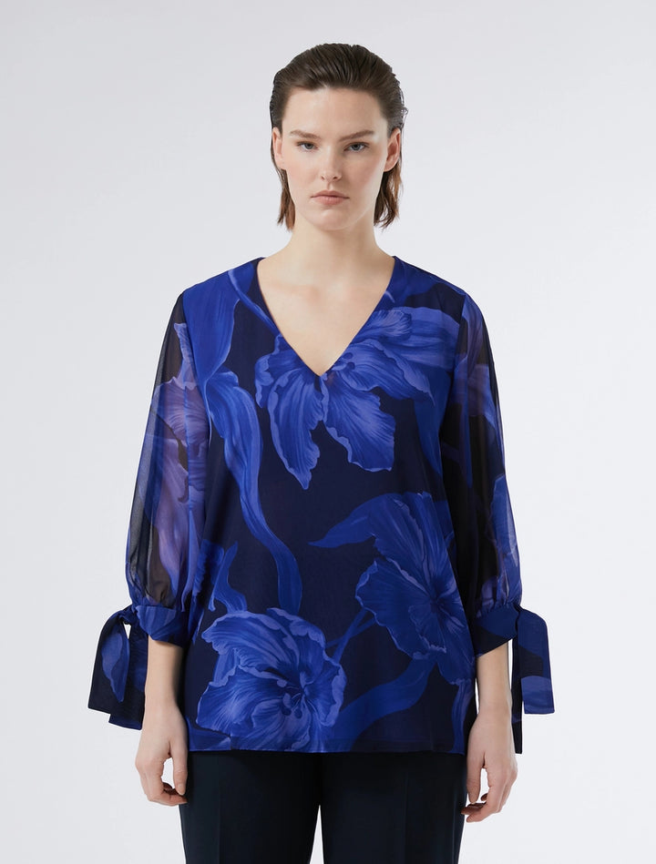 PERSONA - BLUSA IN GEORGETTE, TESSUTO LEGGERO E FLUIDO CHE SI ADATTA A OGNI MOVIMENTO