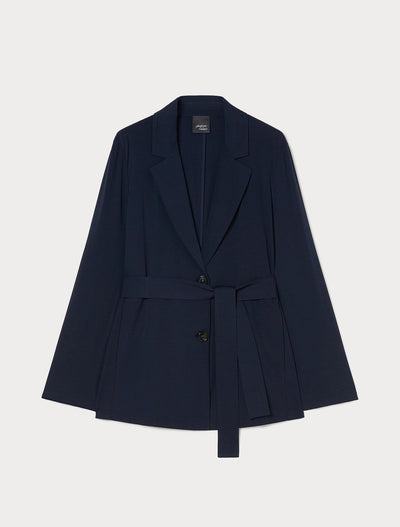 GIACCA BLAZER IN JERSEY PUNTO STOFFA - BLU MARINO