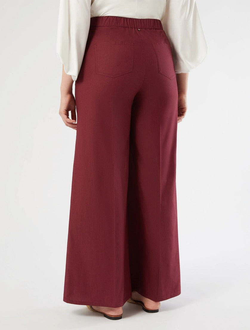 MARINA SPORT - PANTALONI IN POPELINE DI COTONE - VINACCIA