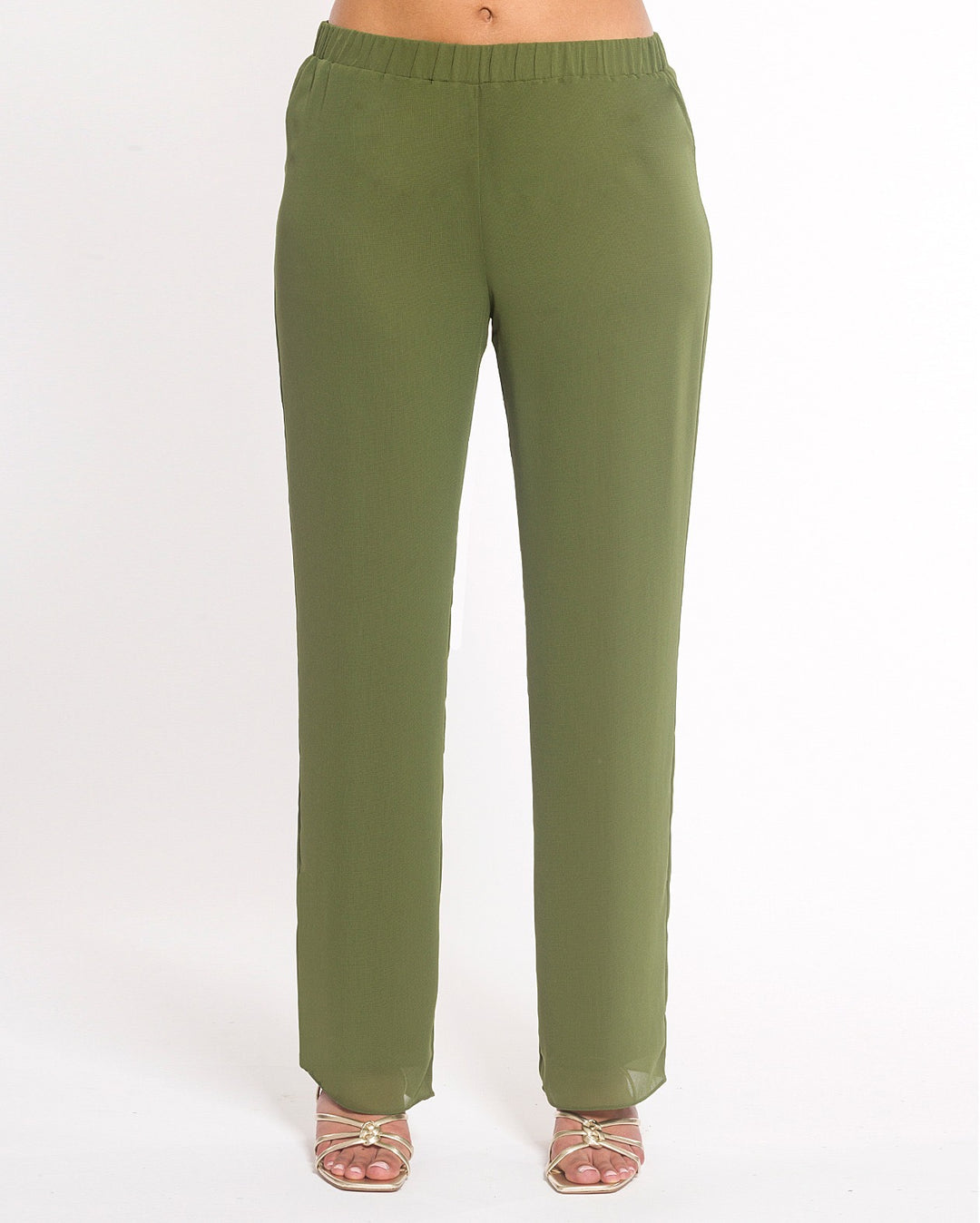 GAIA LIFE - PANTALONI VERDI ELEGANTI E VERSATILI