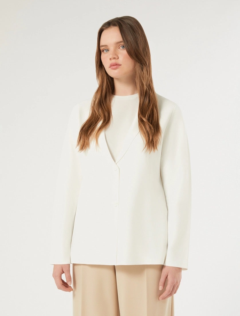 PERSONA - GIACCA BLAZER IN MAGLIA