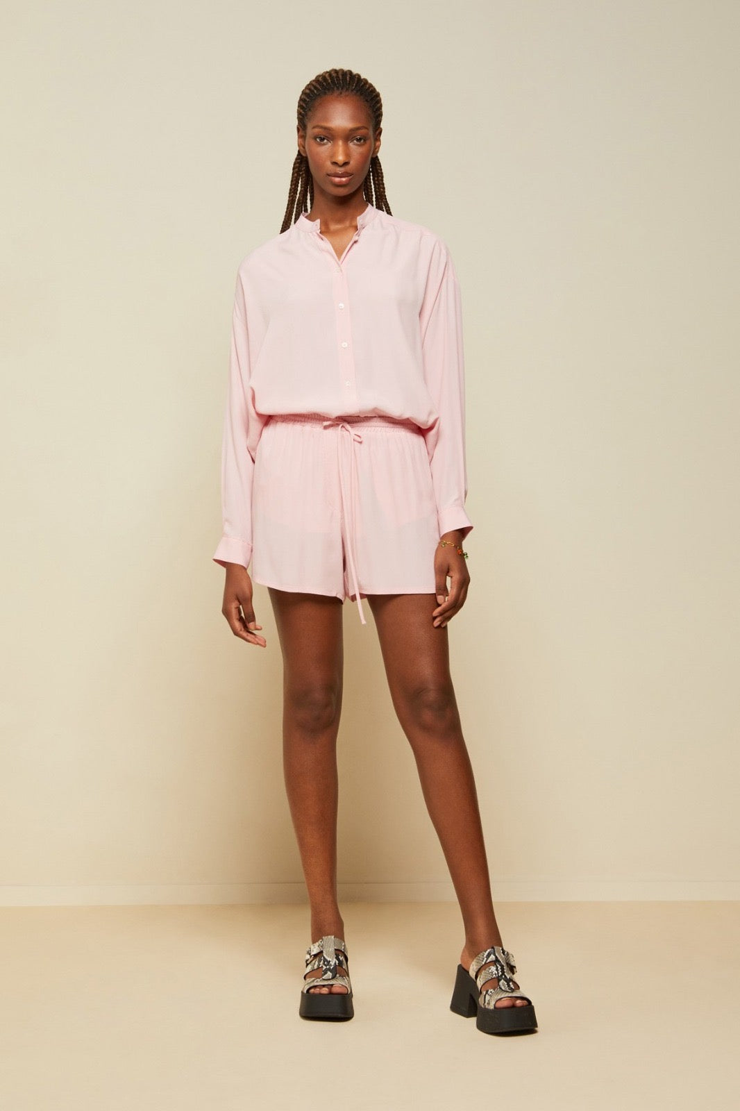OTTO D’AME - CAMICIA IN MISTO SETA