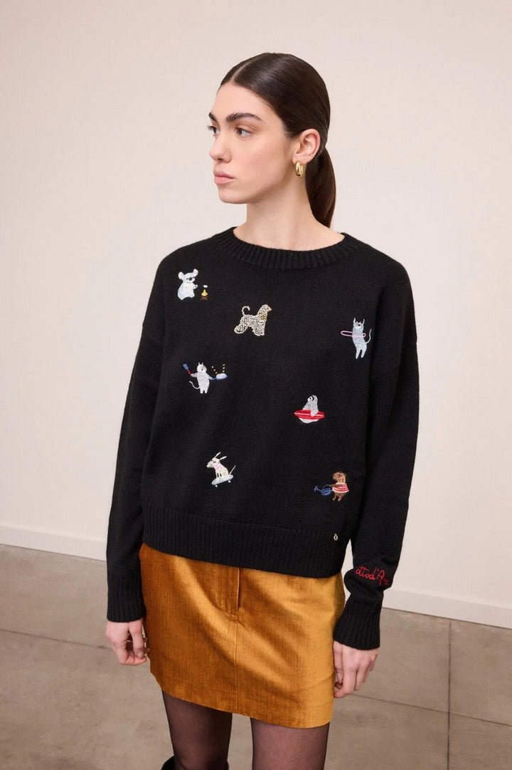 OTTO D’AME - MAGLIA CON RICAMI