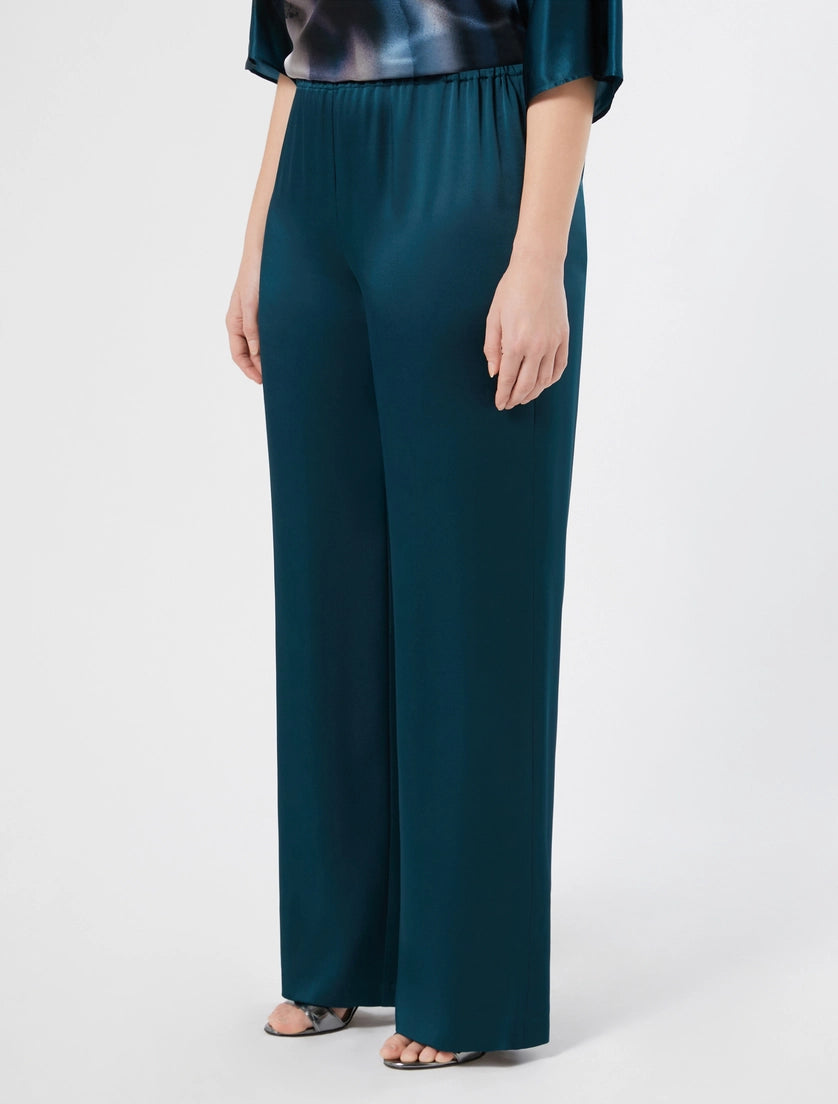 MARINA RINALDI - PANTALONI IN ENVERS SATIN