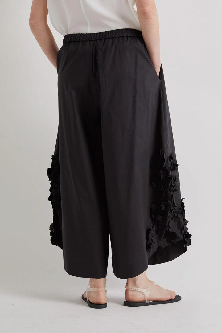 MEIMEI J - PANTALONE BALLOON CON MOTIVO FLOREALE