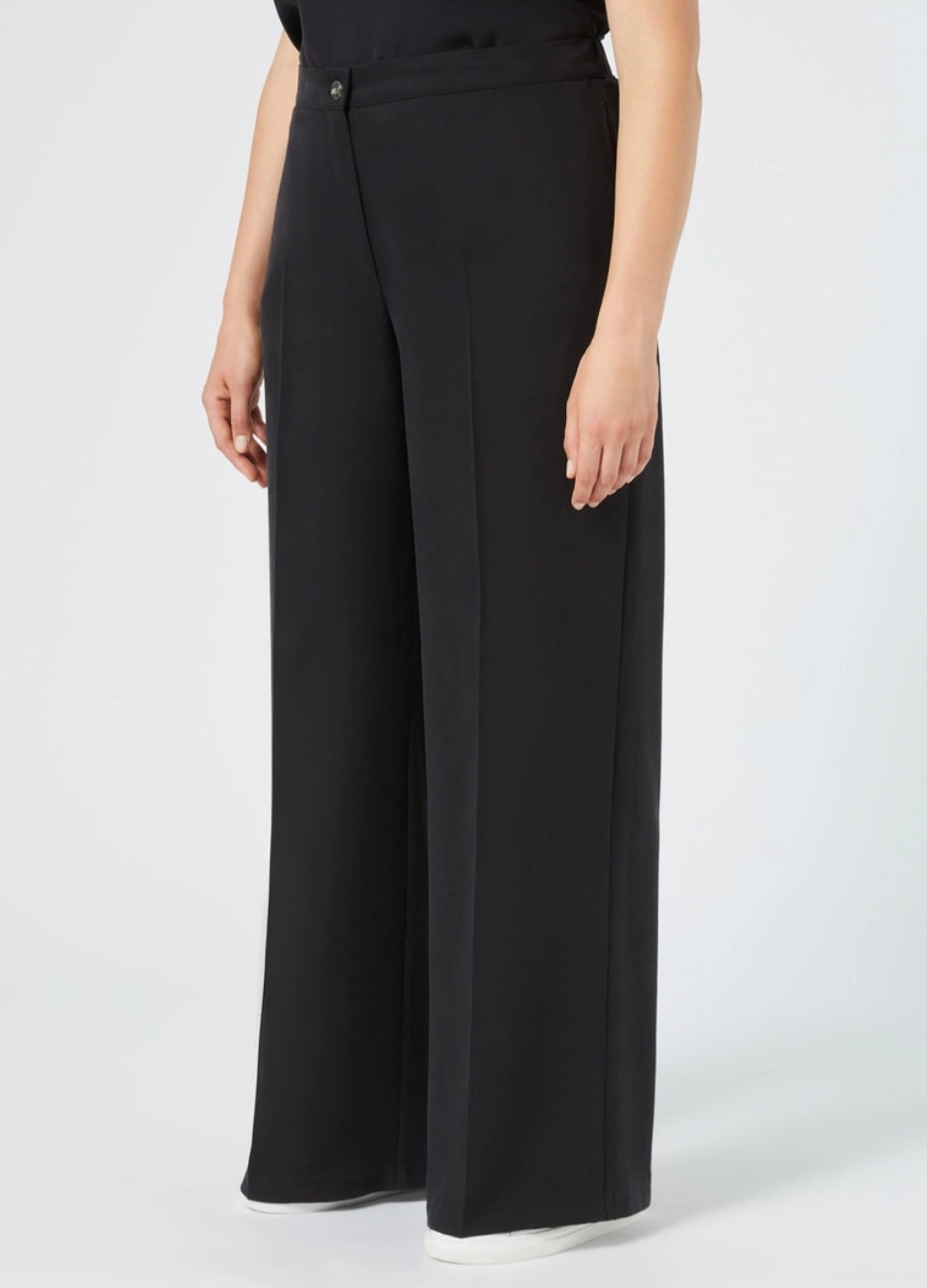 PERSONA - TENCEL LINEA AMPIA CHIUSURA CON ZIP E BOTTONE INSERTO ELASTICO IN VITA SUL RETRO PIEGA STIRATA