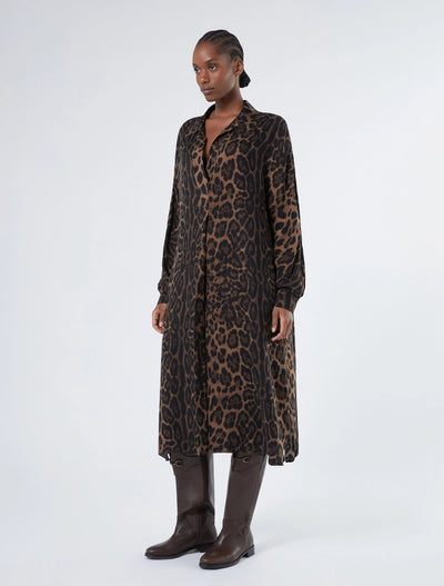 ABITO CHEMISIER IN TWILL