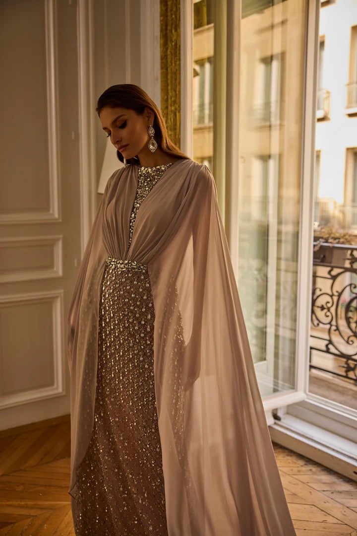 VENI INFANTINO - ABITO LUNGO FULL-LENGTH FIT-AND-FLARE L&