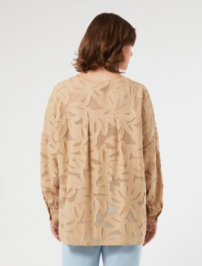 PERSONA - BLUSA IN FIL COUPÉ DI VISCOSA