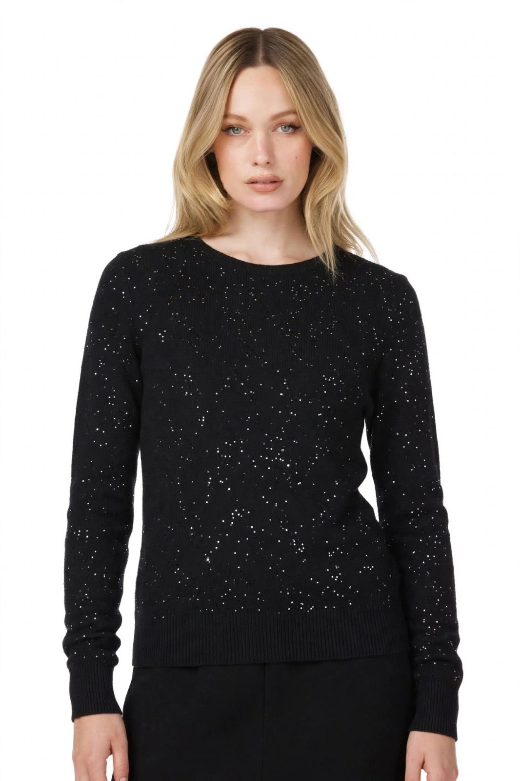 MIRELLA MATTEINI - MAGLIA CON PUNTI LUCE