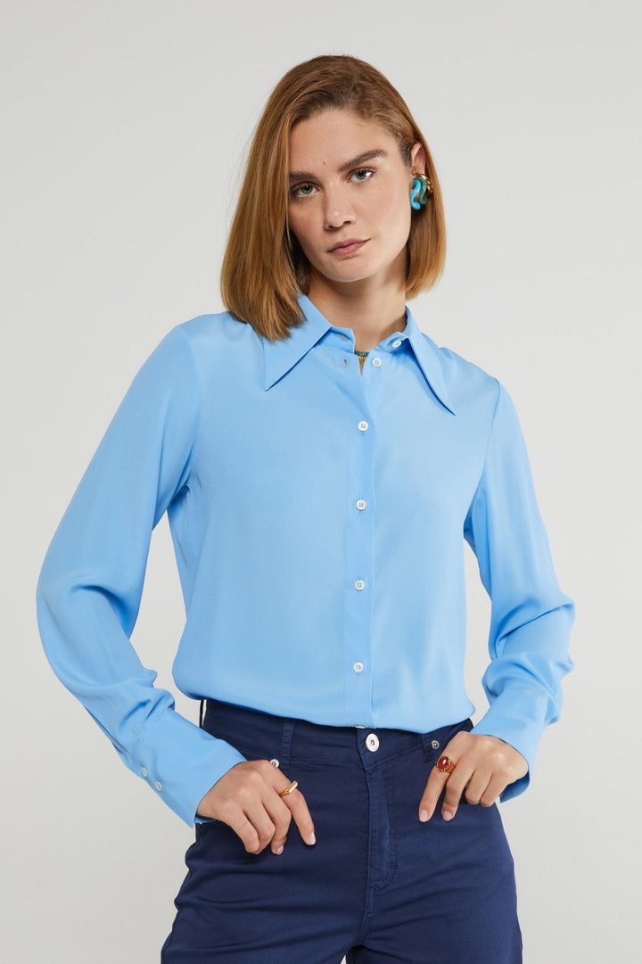 OTTO D’AME - CAMICIA IN MISTO SETA
