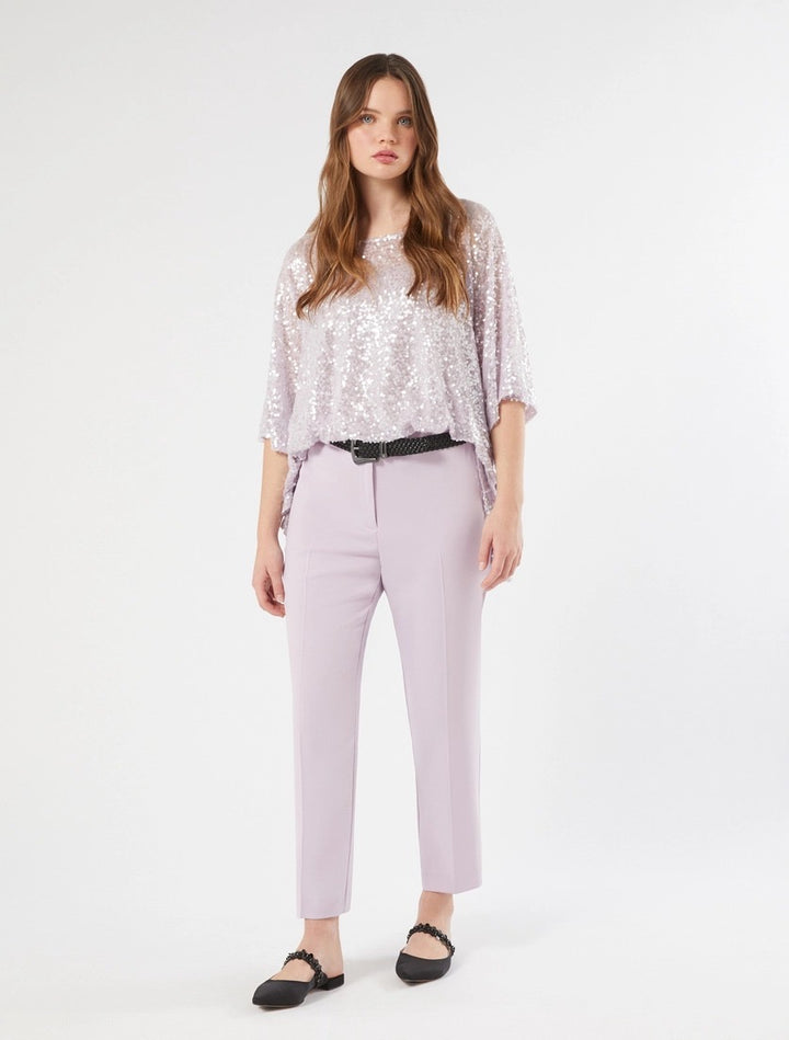 PERSONA - BRILLA DI STILE CON IL PONCHO IN PAILLETTES, DALLA LINEA AMPIA