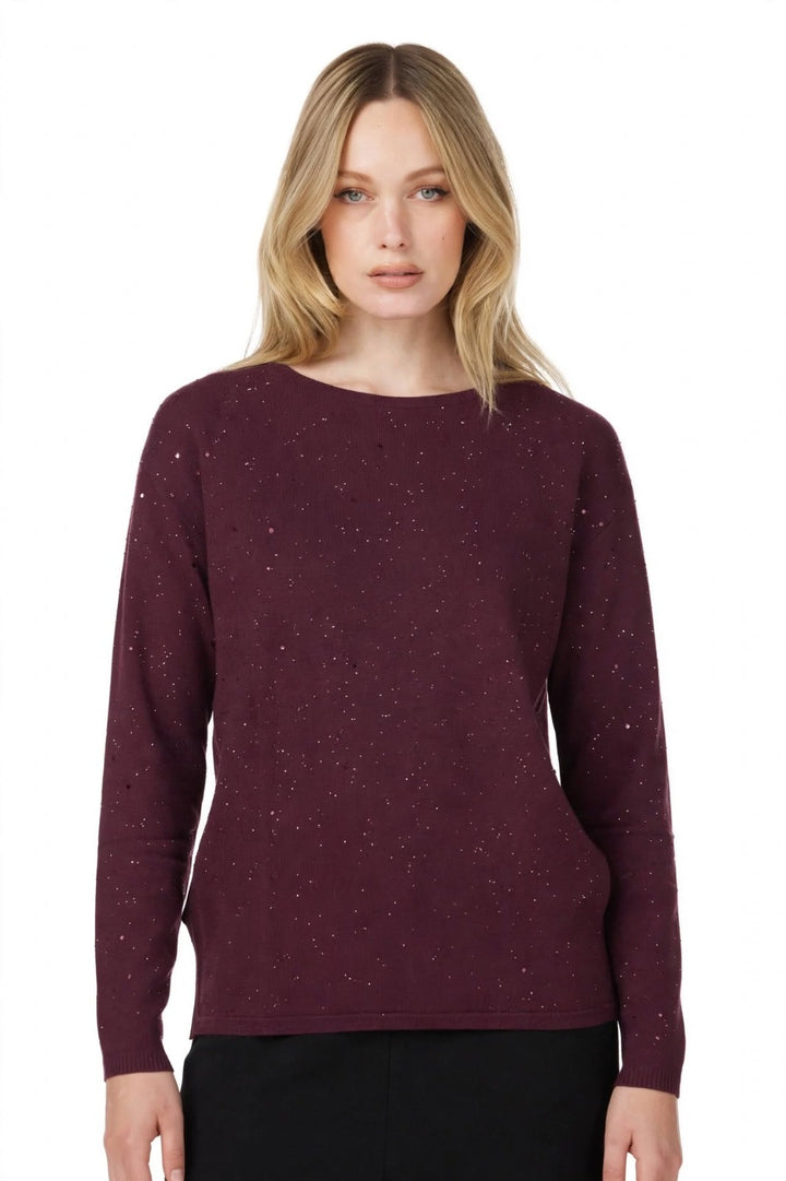 MIRELLA MATTEINI - MAGLIA CON PUNTI LUCE
