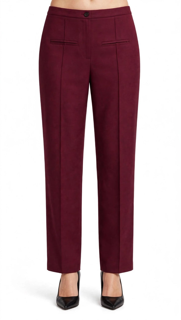 MIRELLA MATTEINI - PANTALONI DRITTI CON NERVATURE