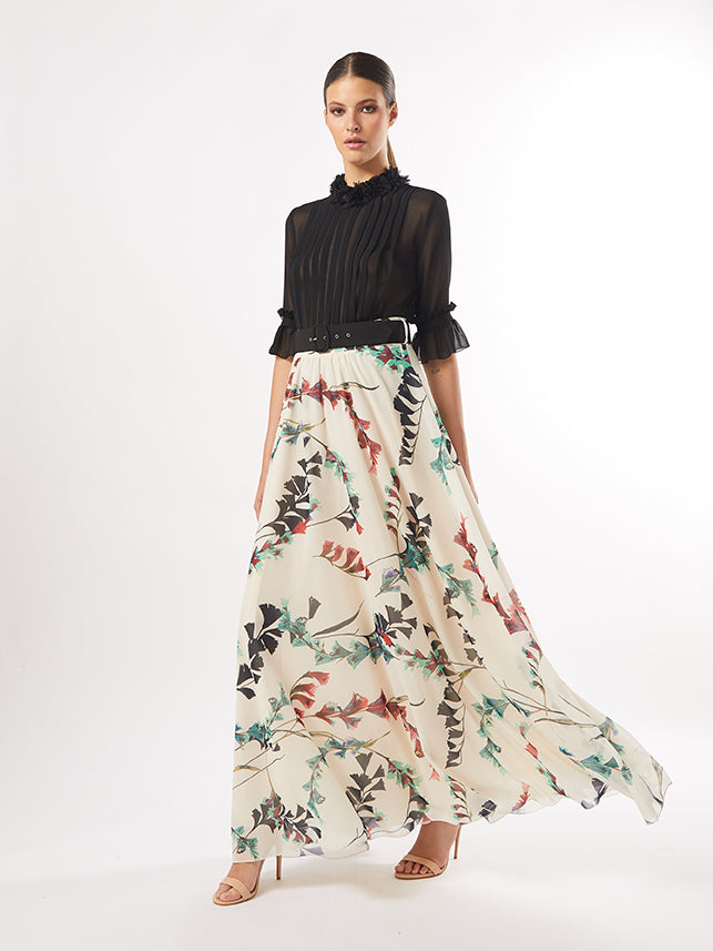 CARLA RUIZ - BLUSA VELATA ,MANICA TRE QUARTI.