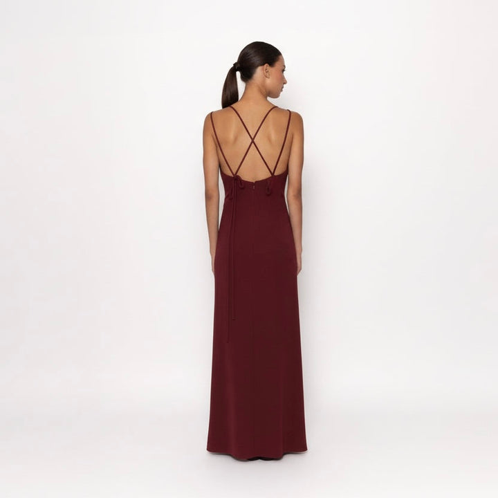 ARGGIDO - ABITO LUNGO ELEGANTE CON SPALLINE SOTTILI