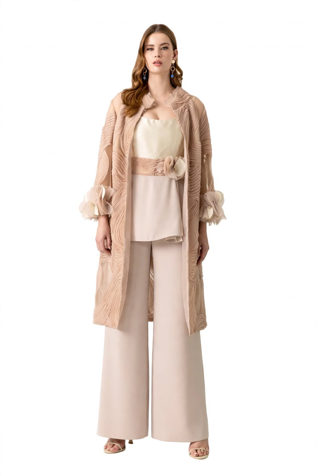 BARTIN MOOD - COMPLETO 3 PEZZI ELEGANTE CON GIACCA RICAMATA