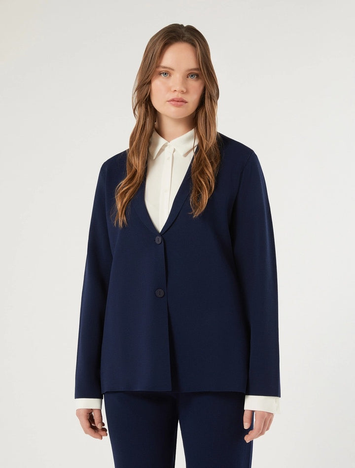 PERSONA - GIACCA BLAZER IN MAGLIA