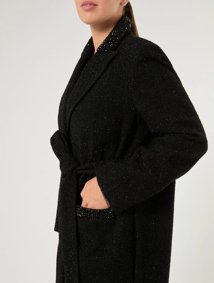 MARINA RINALDI - SPOLVERINO IN TINTO FILO CON LAMÉ