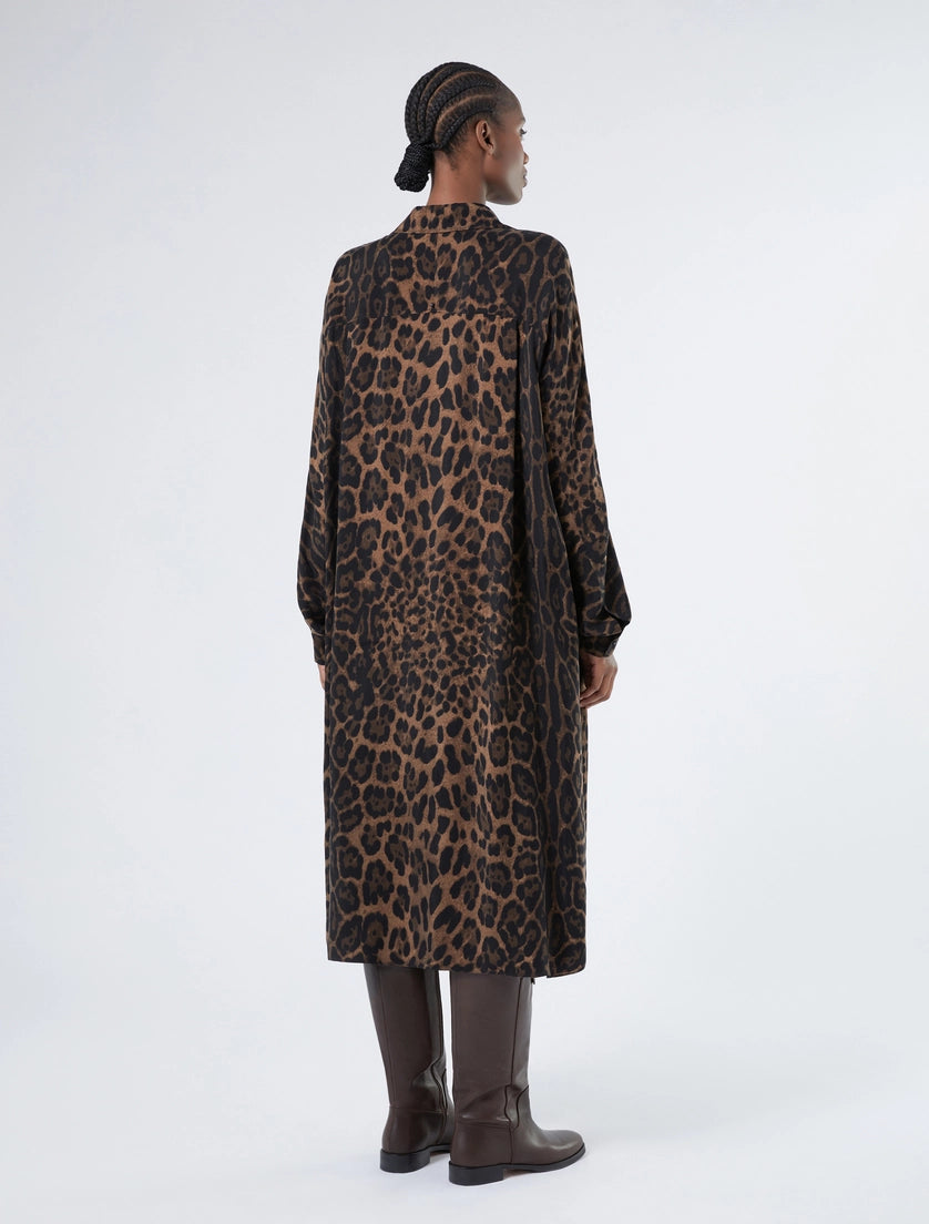 ABITO CHEMISIER IN TWILL