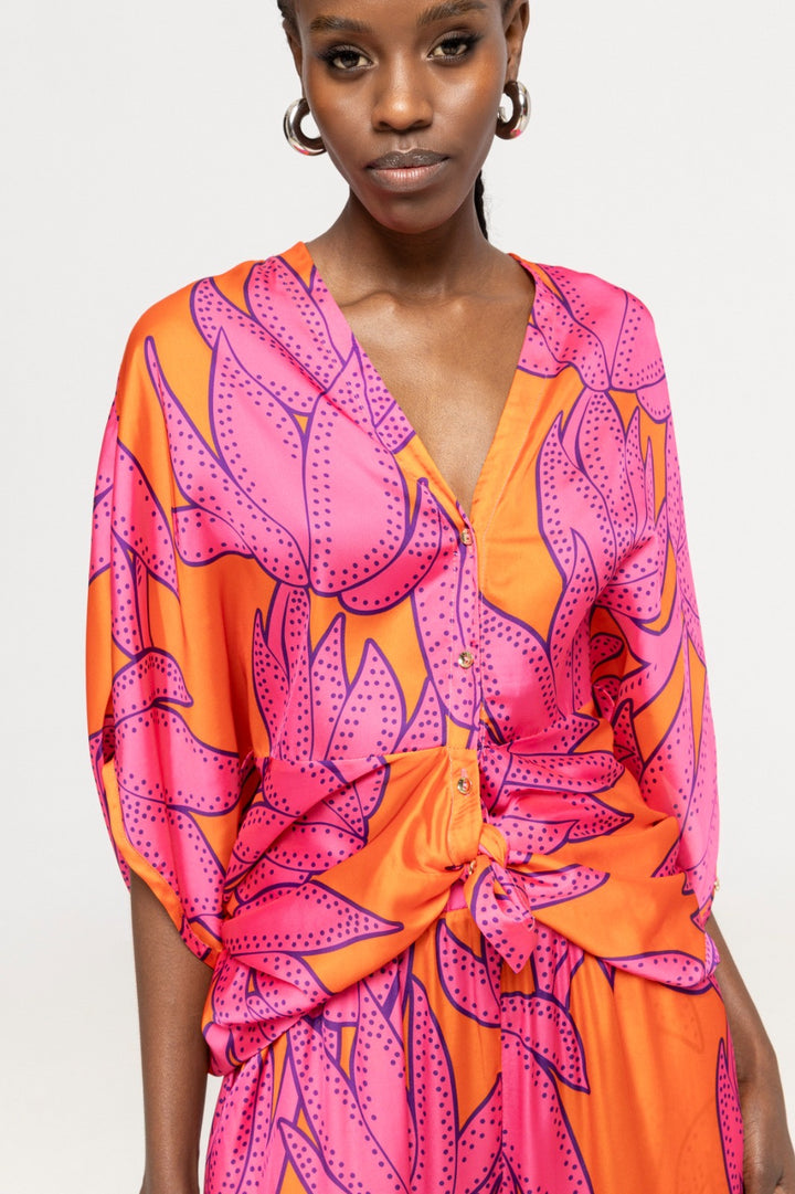 NISSA - BLUSA STAMPATA