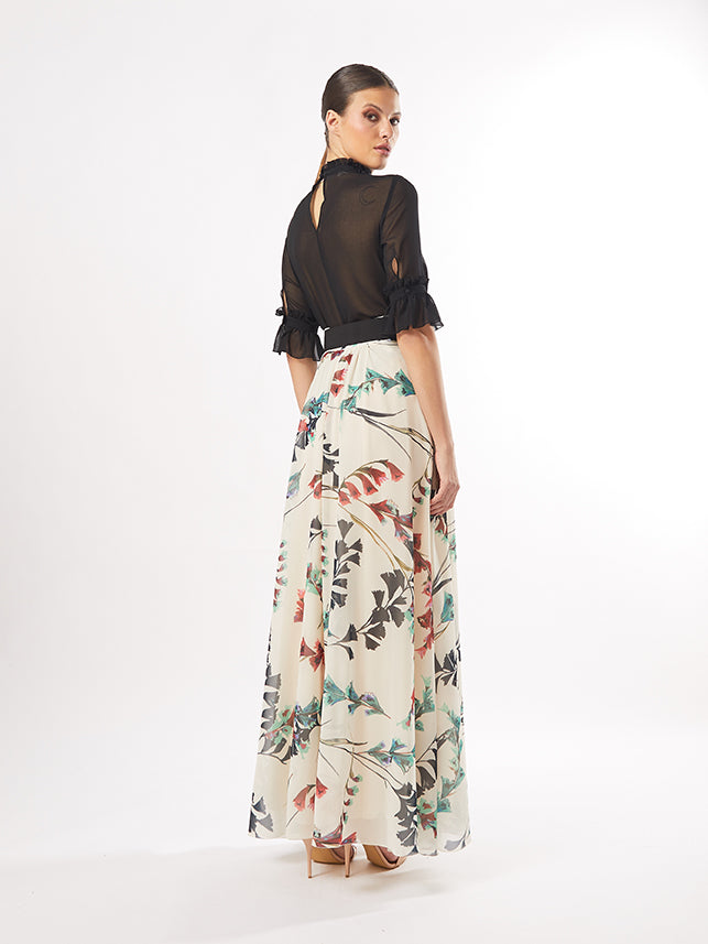 CARLA RUIZ - BLUSA VELATA ,MANICA TRE QUARTI.