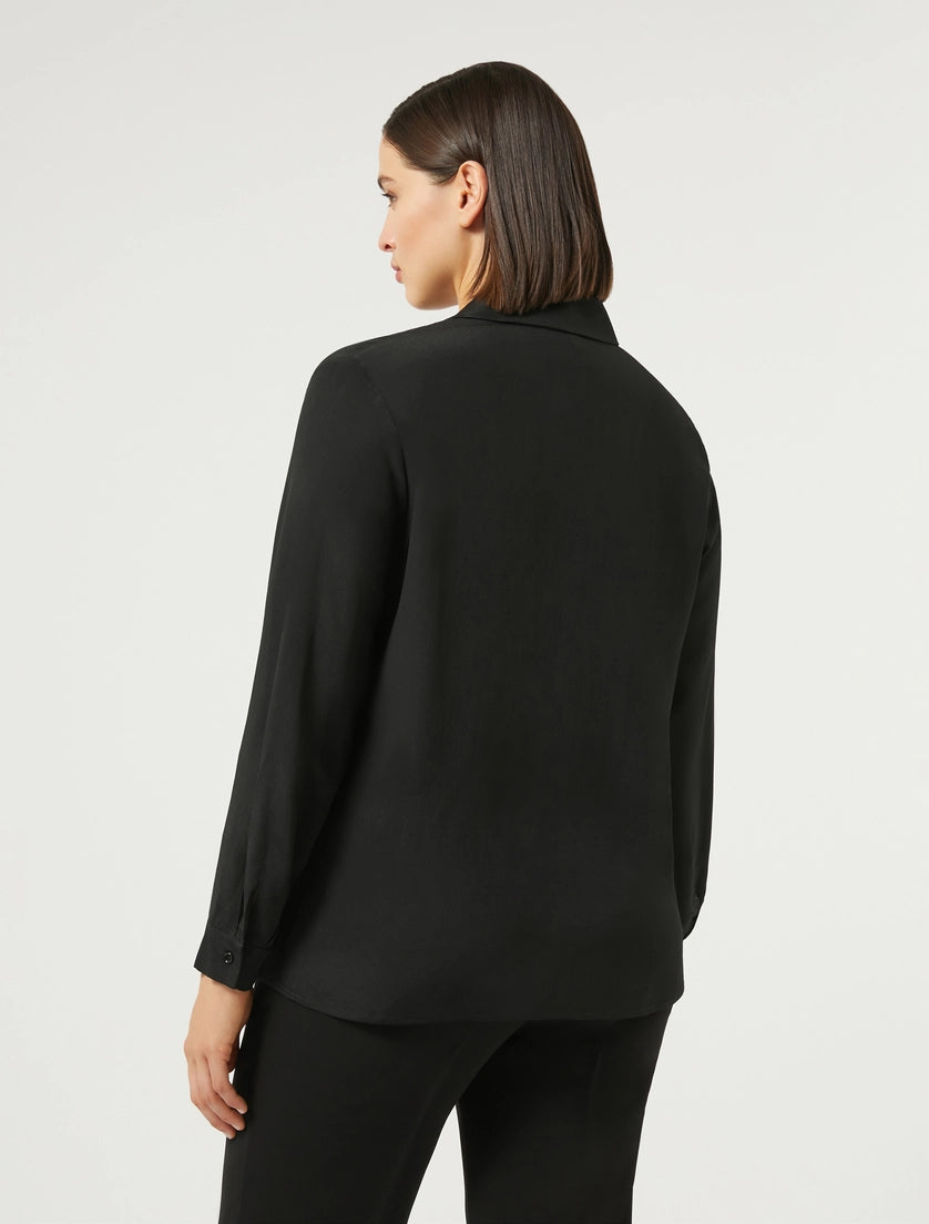 PERSONA - CAMICIA IN MISTO SETA, DALLA LINEA DRITTA