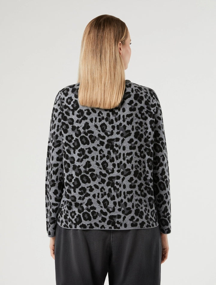 PERSONA - MAGLIA IN FILATO DI MISTO LANA CON LAVORAZIONE JACQUARD PIQUET