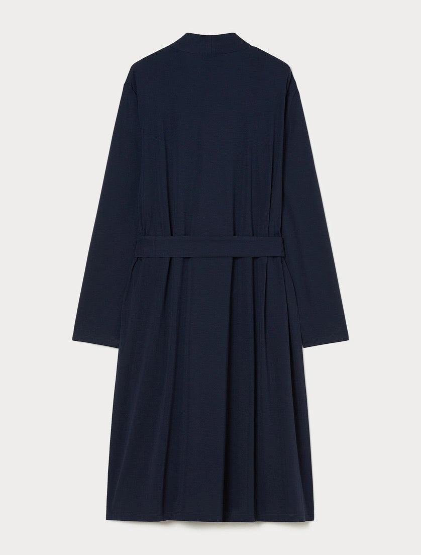 SPOLVERINO IN JERSEY PUNTO STOFFA - BLU MARINO