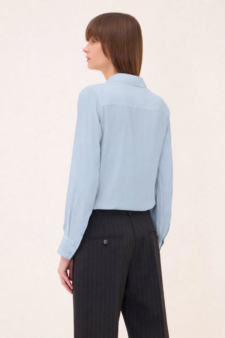 OTTO D’AME - CAMICIA REGULAR IN MISTO SETA