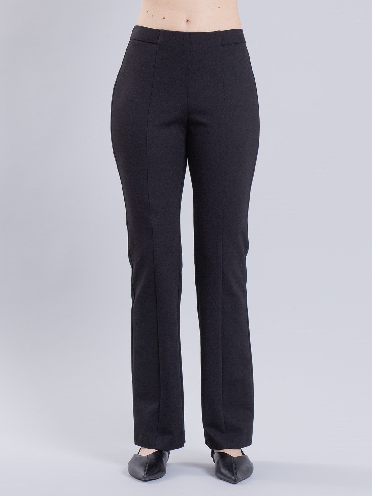 Pantalone in punto Milano con riga centrale