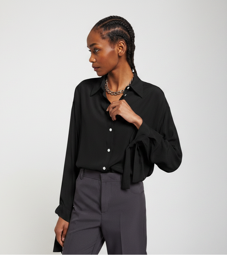 OTTO D’AME - CAMICIA IN MISTO SETA