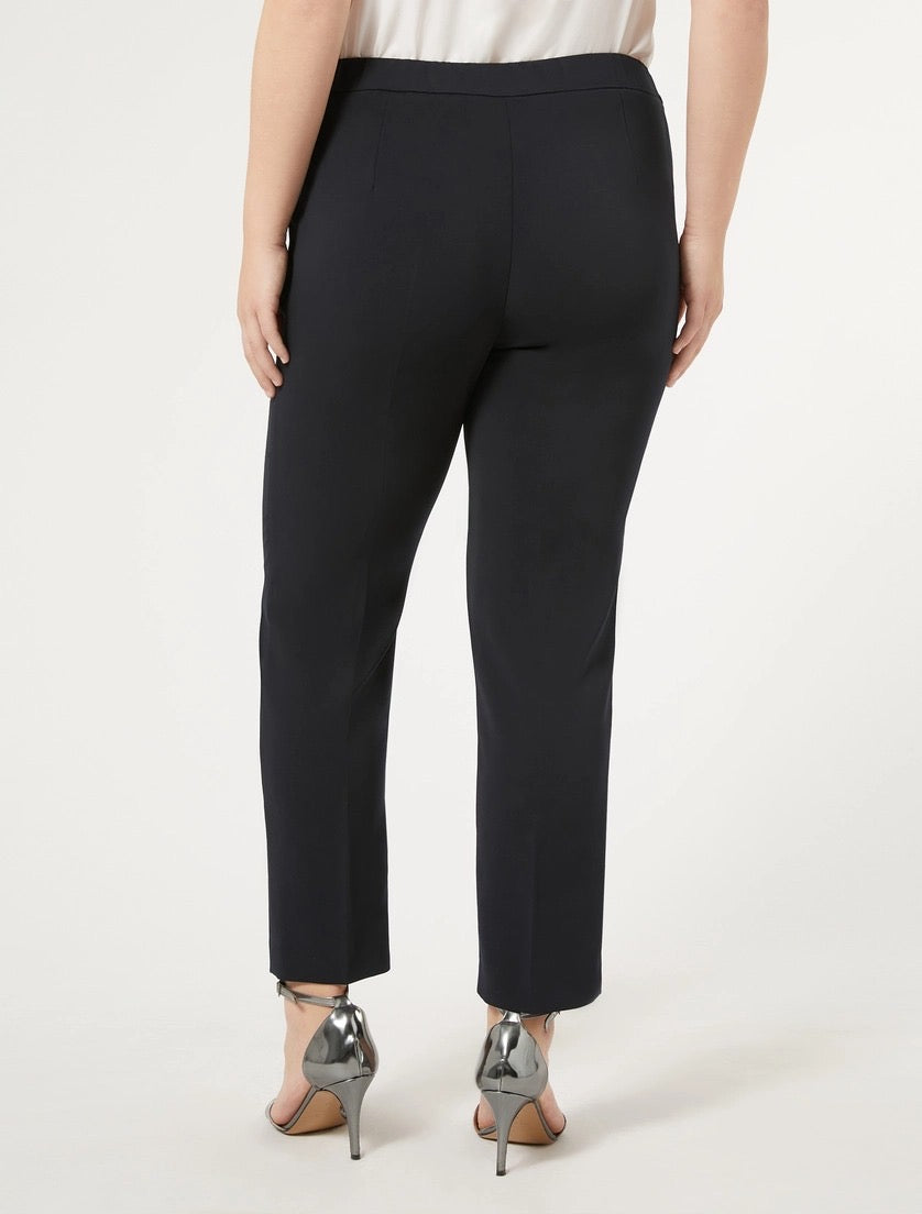 PANTALONI IN CADY STRETCH - BLU NOTTE