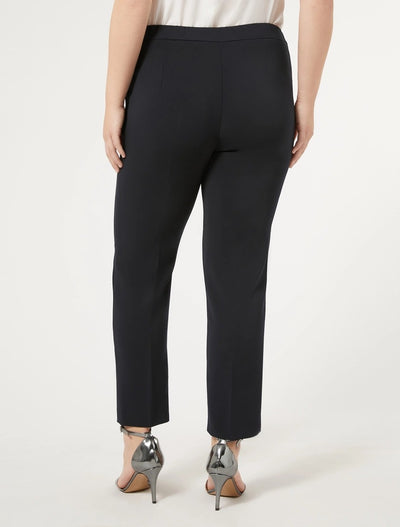 PANTALONI IN CADY STRETCH - BLU NOTTE