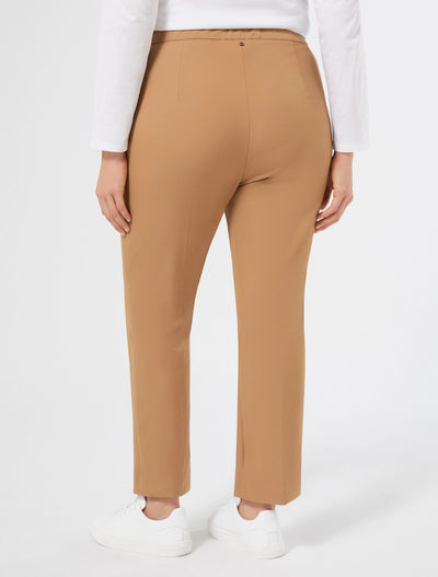 PANTALONI IN BATAVIA BISTRETCH - NERO