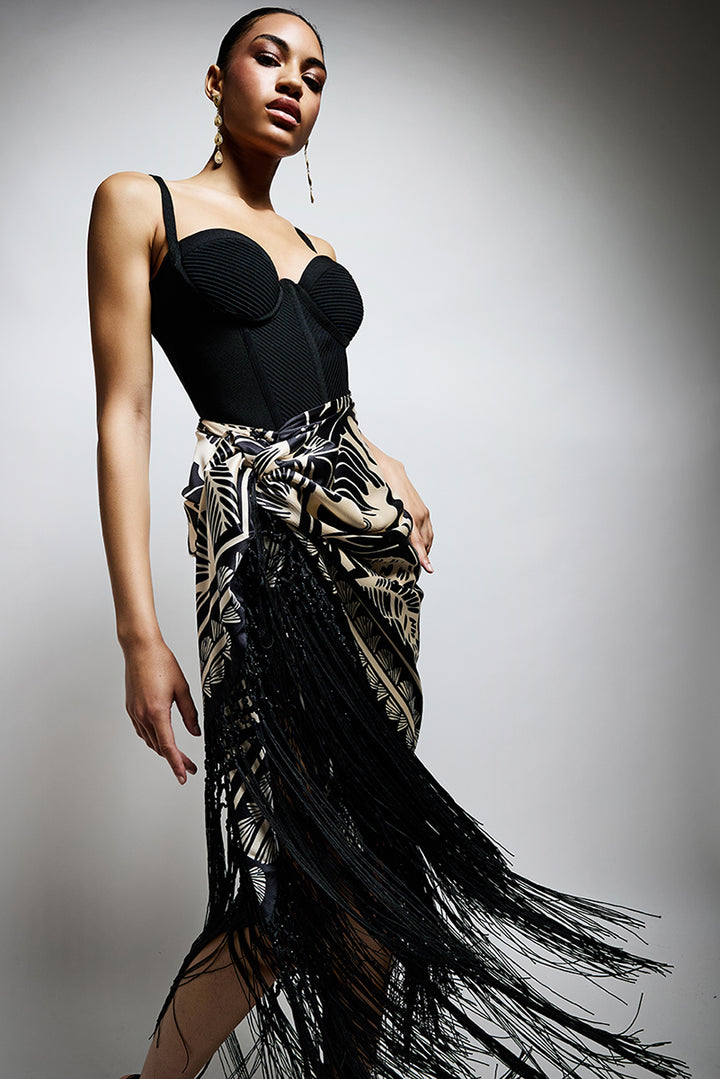 TWINS - TOP MODELLO BUSTIER, REALIZZATO CON UN TESSUTO ELASTICO CHE SI ADATTA PERFETTAMENTE ALLA FIGURA.