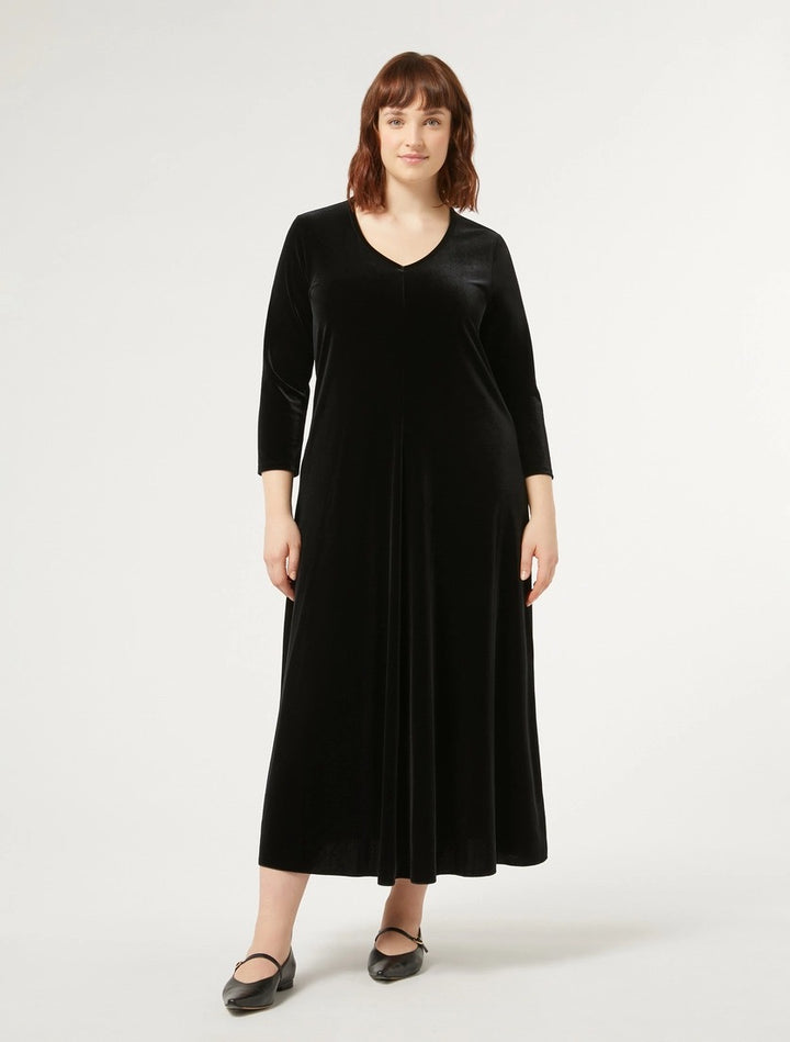 PERSONA - ABITO MIDI IN CINIGLIA STRETCH