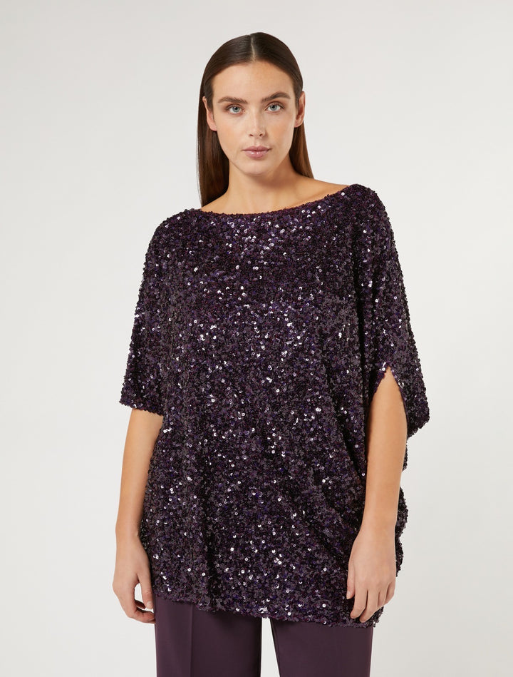 MARINA RINALDI - CASACCA CON PAILLETTES.